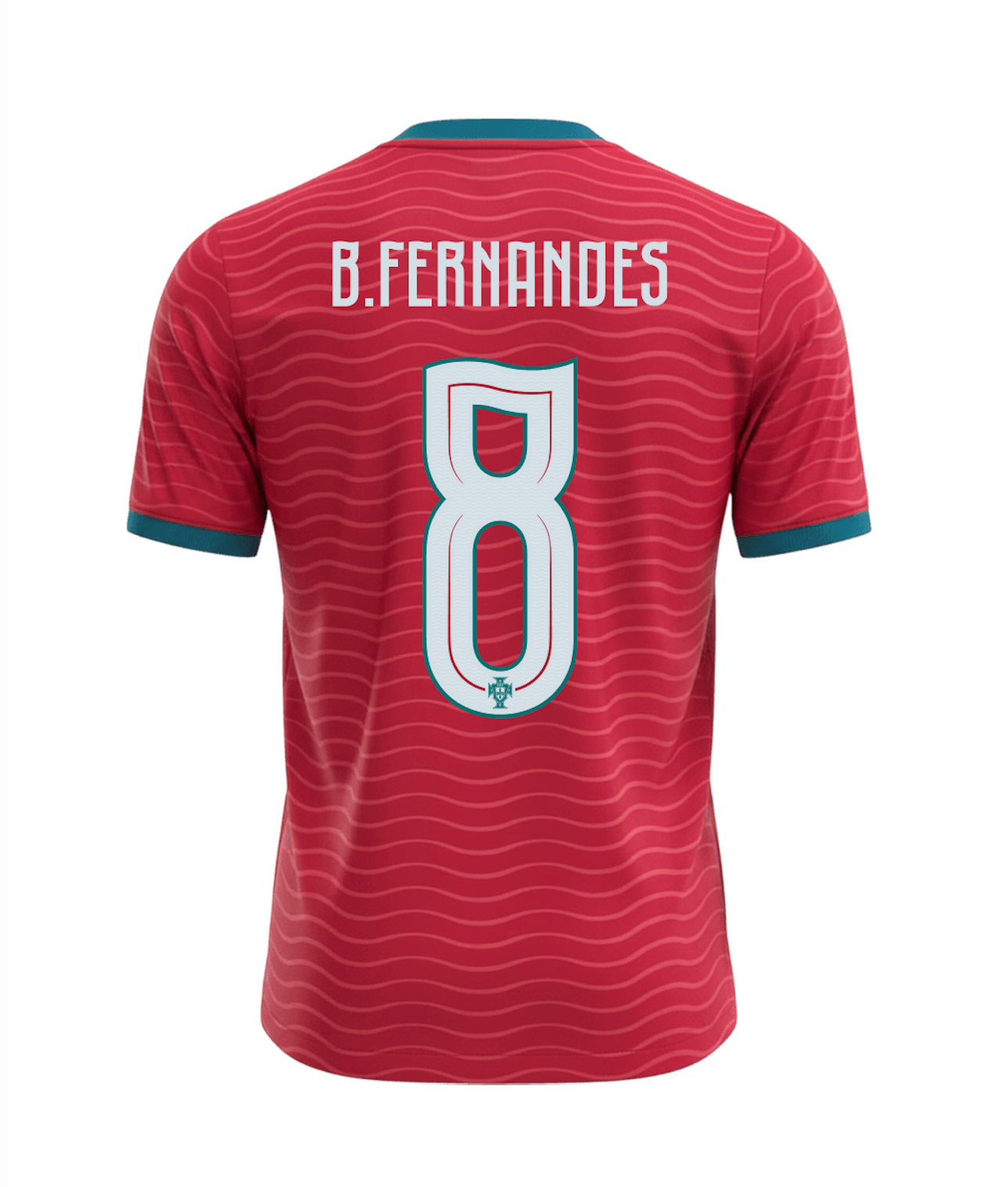 B.FERNANDES #8 Portugal Soccer Jersey Home Custom Shirt World Cup 2026 - sinoshirt