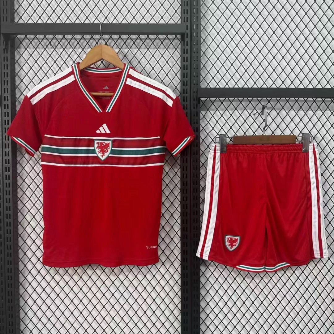 Wales Football Jersey Home Kids Kit Jersey+Shorts World Cup 2026 - sinoshirt