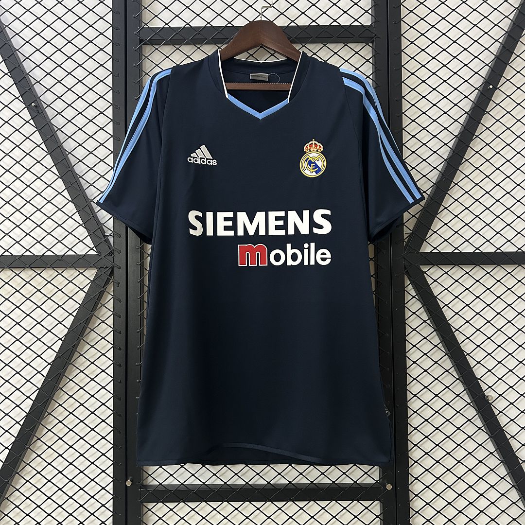 Real Madrid Retro Jersey Away Custom Soccer Shirt 2003/04 - sinoshirt