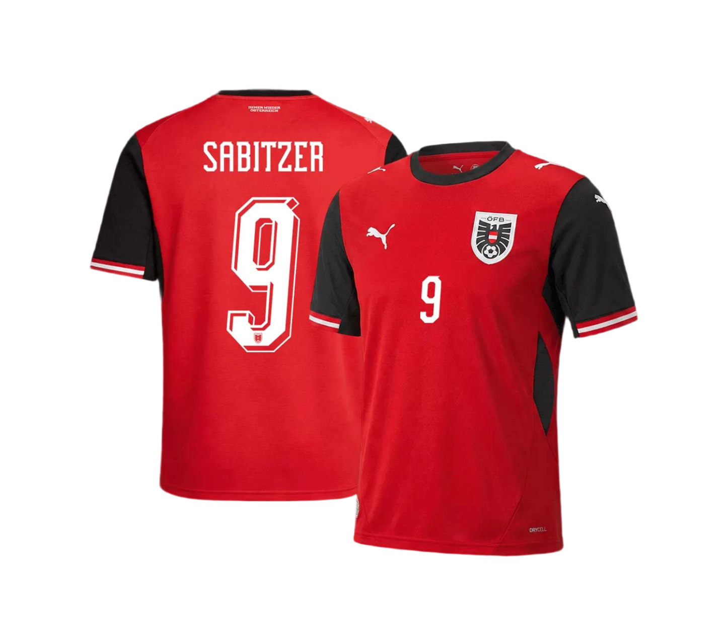 SABITZER #9 Austria Soccer Jersey Home Custom Shirt World Cup 2026 - sinoshirt
