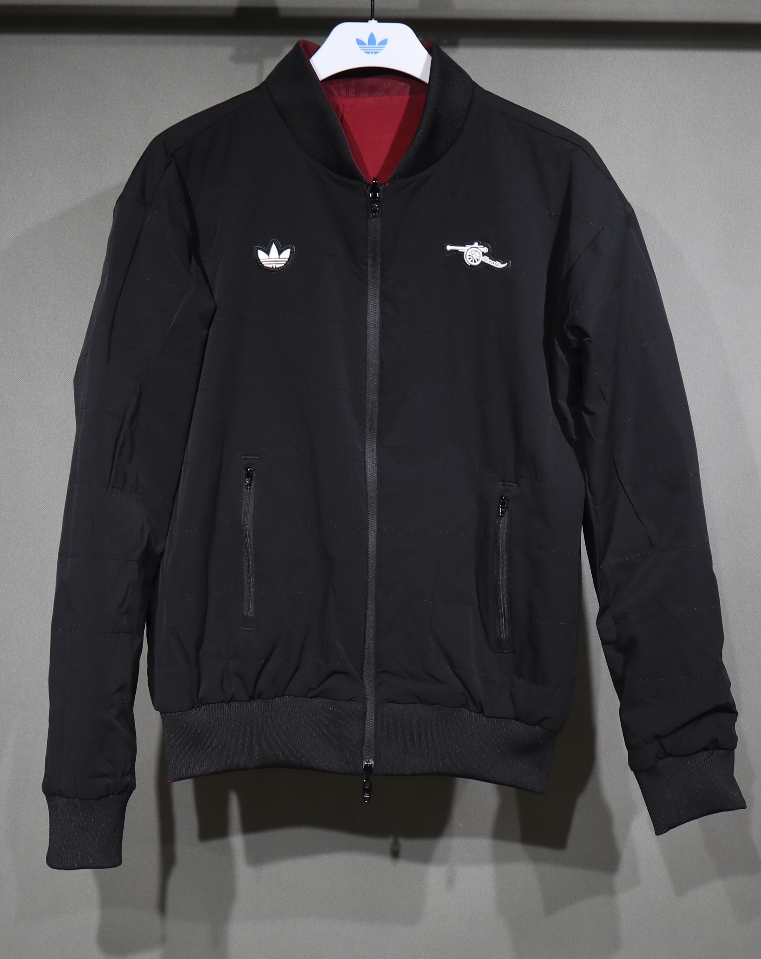 Arsenal Terrace Icons Reversible Double-Sides Windbreaker Cotton Jacket 2025-26 - sinoshirt