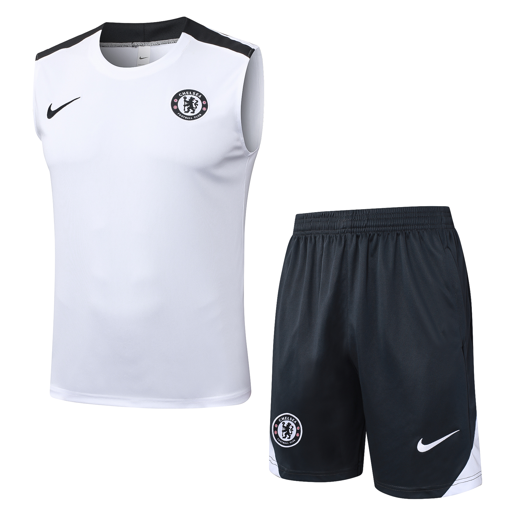 Chelsea Sleeveless Training Kit White 2025/26 - sinoshirt