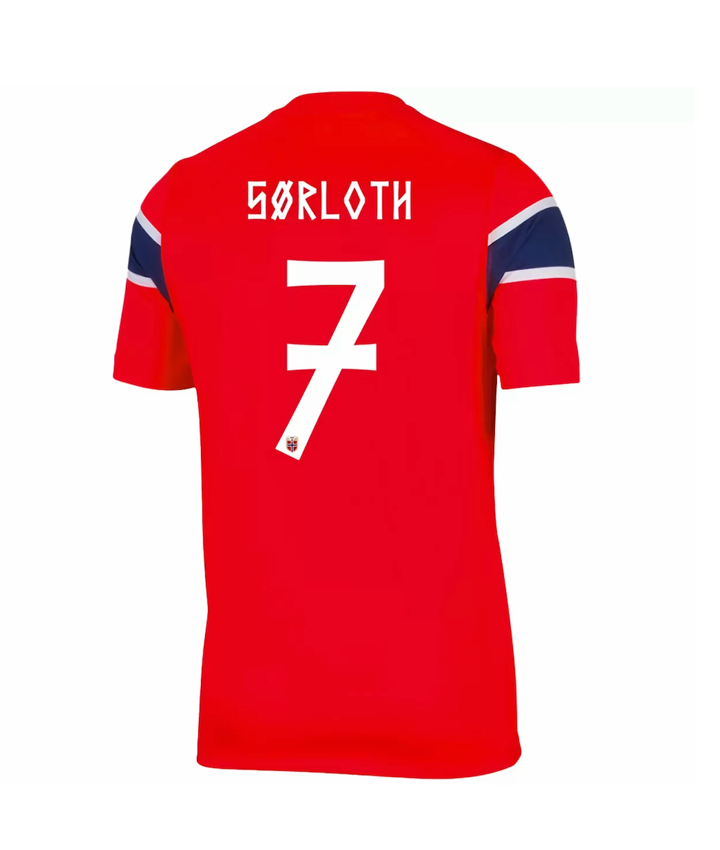 S?RLOTH #7 Norway Football Jersey Home Custom Shirt World Cup 2026 - sinoshirt