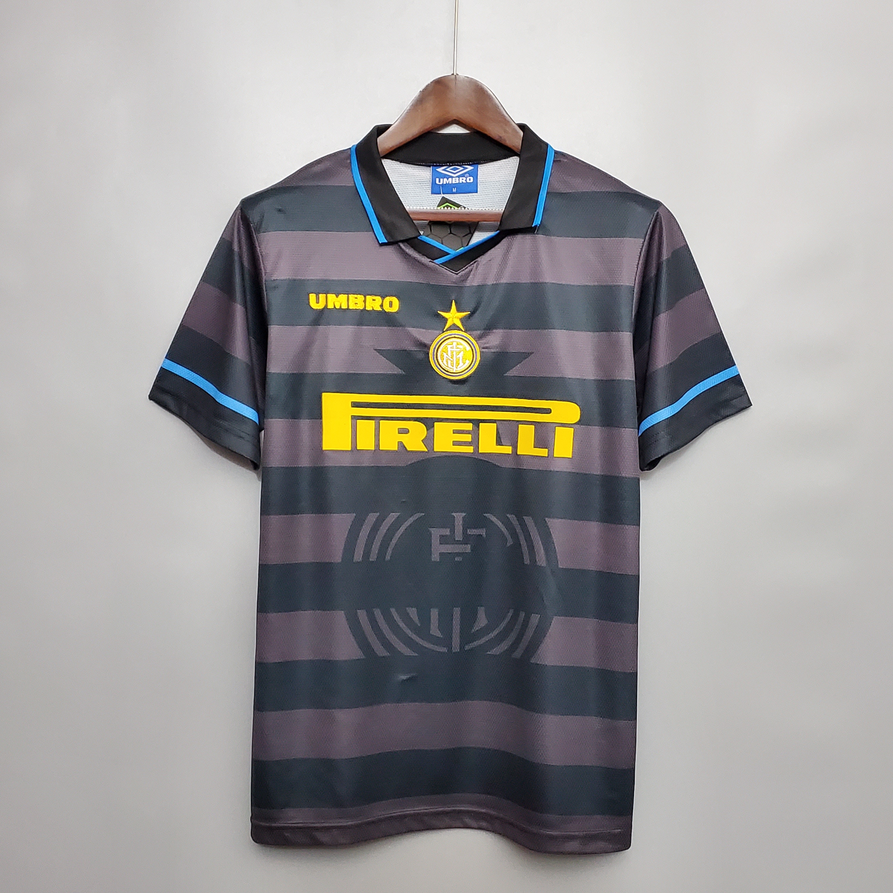 Inter Milan Retro Jersey Custom Third Away Soccer Jersey 1997/98 - sinoshirt