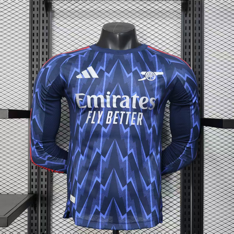 Arsenal Authentic Soccer Jersey Away Long Sleeve Shirt 2025/26 - sinoshirt
