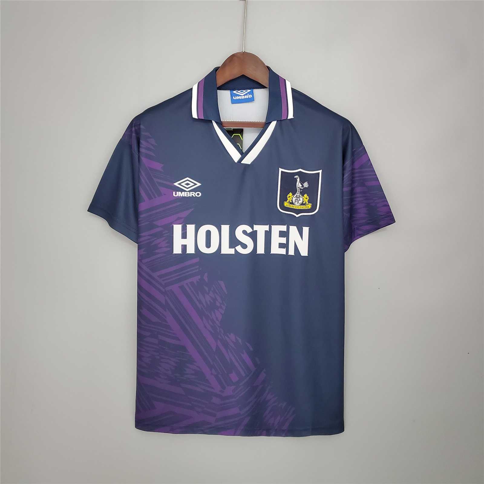 Tottenham Hotspur Retro Football Jersey Away Custom Shirt 1994/95 - sinoshirt