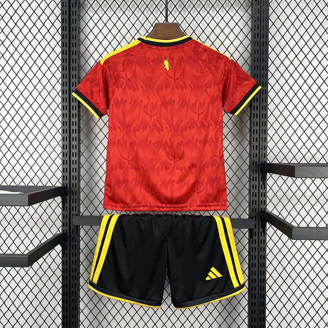 Belgium Soccer Jersey Home Kids Kit Jersey+Shorts World Cup 2026 - sinoshirt