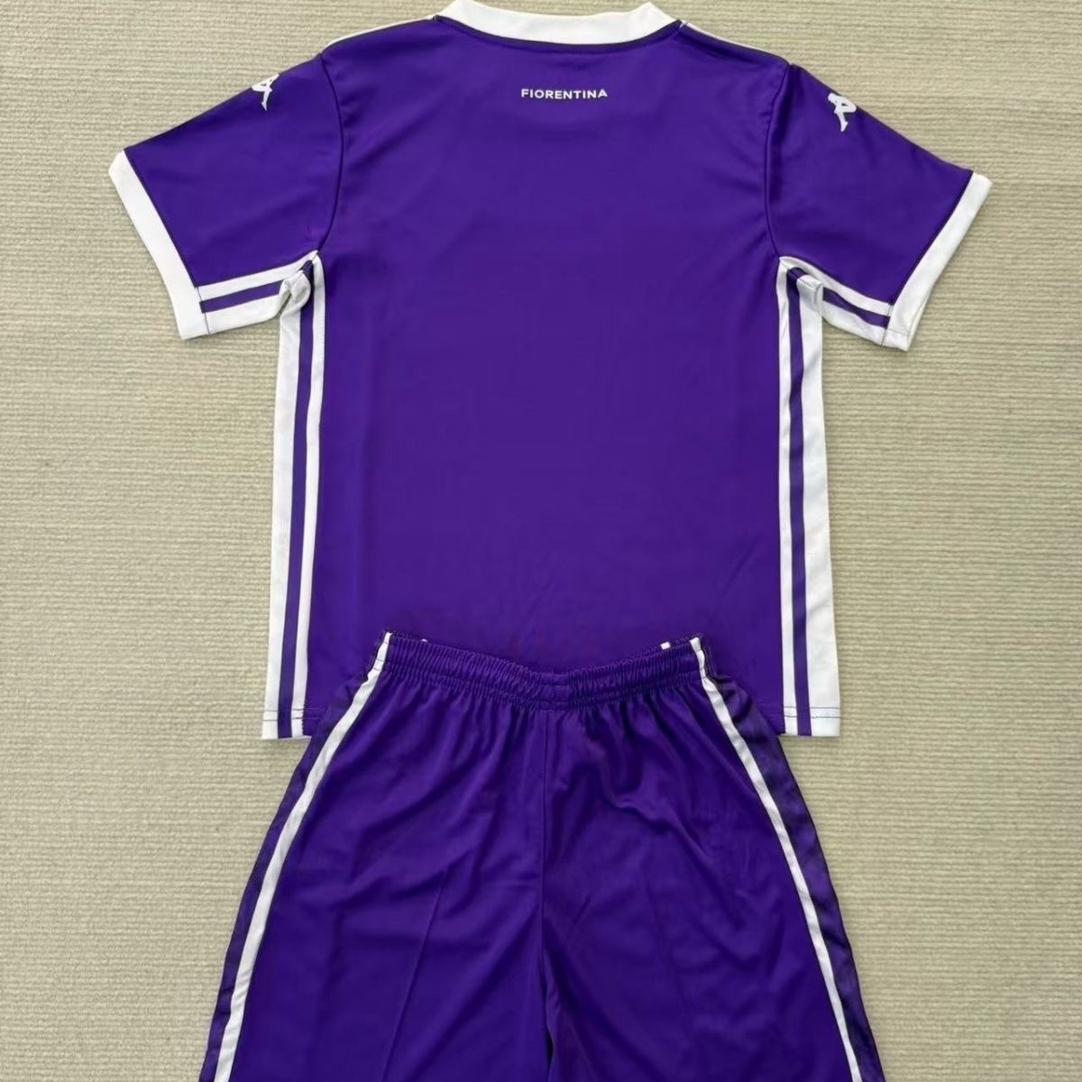 Fiorentina Soccer Jersey Home Kids Kit Jersey+Shorts 2025/26 - sinoshirt