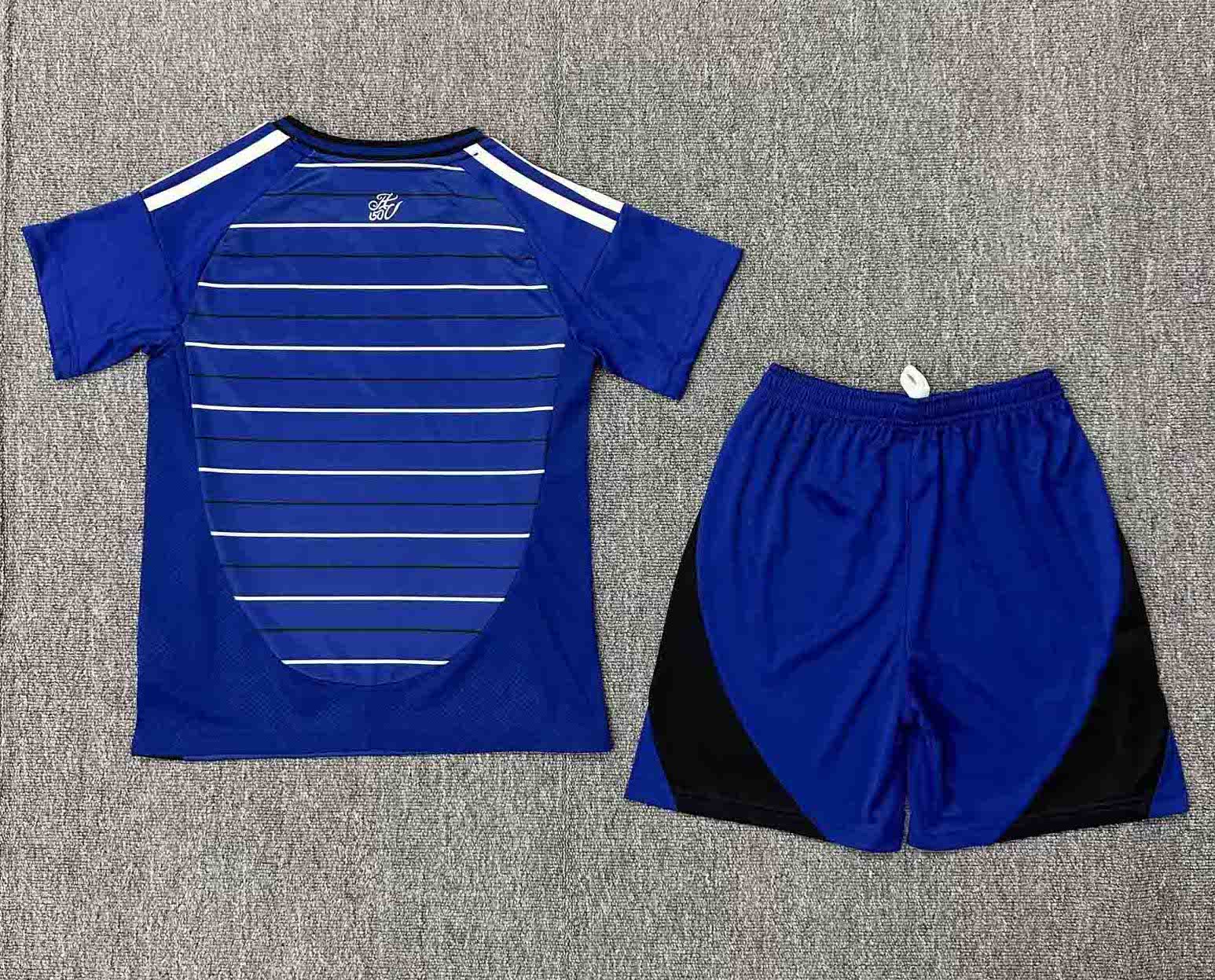 Aston Villa Football Jersey Third Away Kids Kit Jersey+Shorts 2024/25 - sinoshirt
