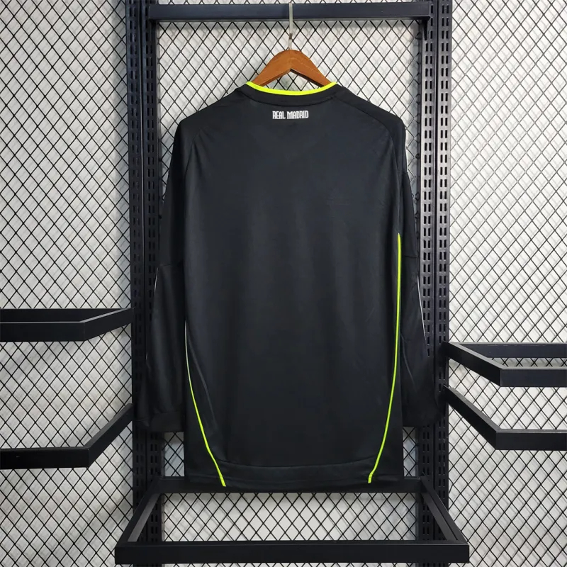 Real Madrid Retro Jersey Away Long Sleeve Soccer Custom Shirt 2010/11 - sinoshirt