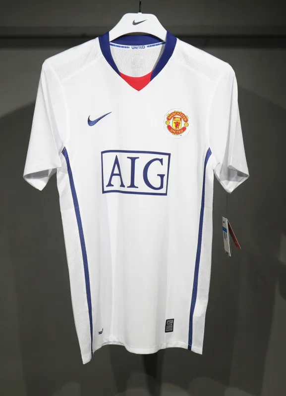 Manchester United Retro Authentic Away Football Jersey Shirt 2008/09 - sinoshirt