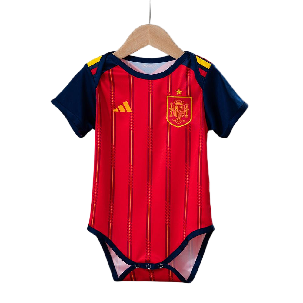 Spain Soccer Jersey Home Baby Uniform World Cup 2026 - sinoshirt