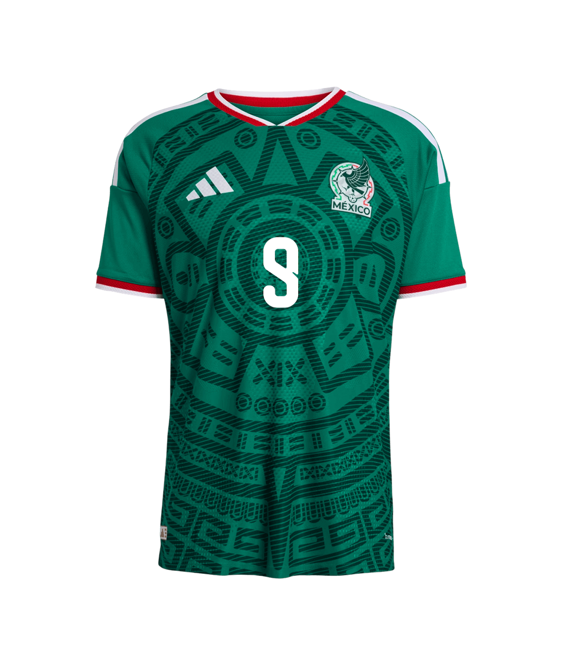 RA��L #9 Mexico Authentic Home Kit Soccer Jersey World Cup 2026 - sinoshirt