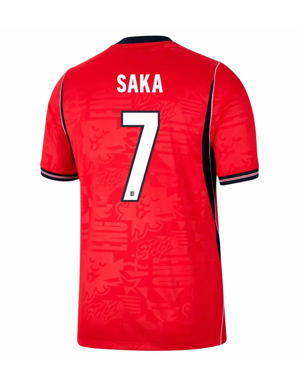 SAKA #7 England Soccer Jersey Away Custom Shirt World Cup 2026 - sinoshirt