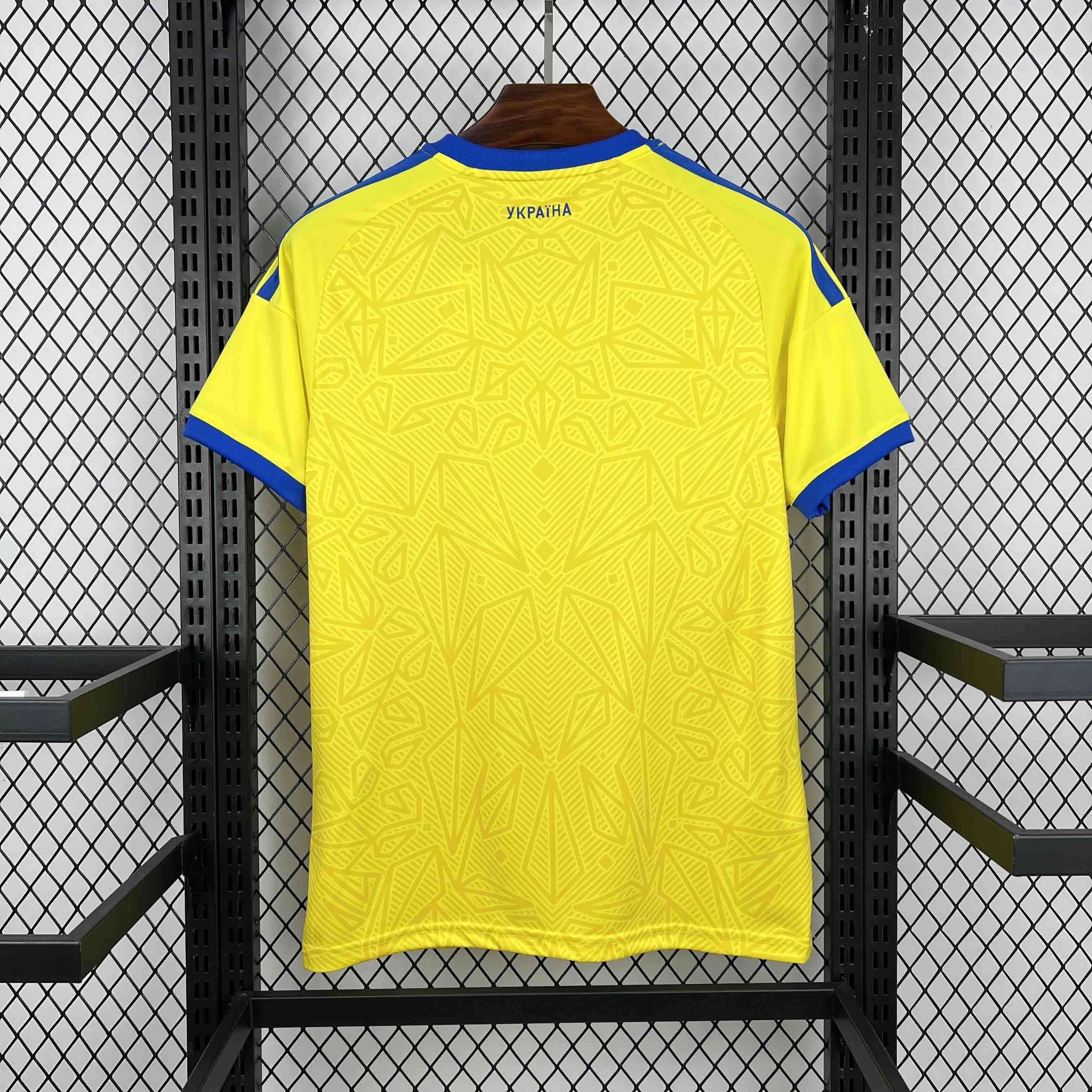 Ukraine Football Jersey Home Custom Shirt World Cup 2026 - sinoshirt