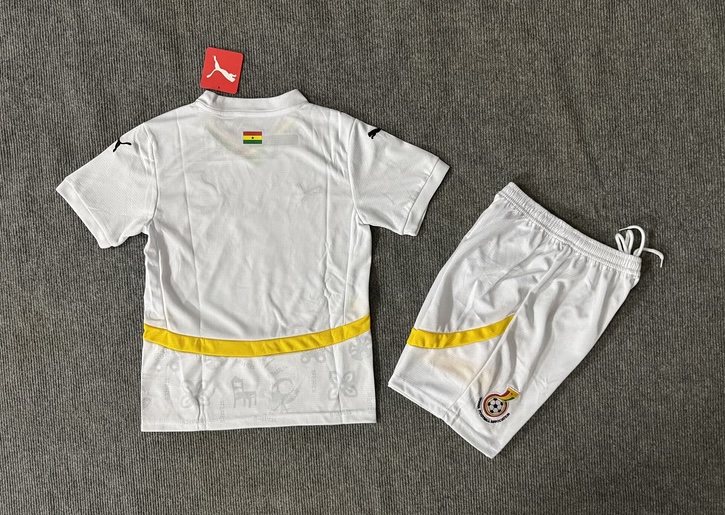 Ghana Soccer Jersey Home Kids Kit Jersey+Shorts World Cup 2024-25 - sinoshirt