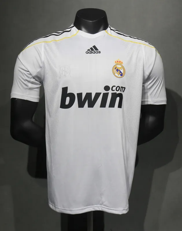 Real Madrid Authentic Retro Jersey Home Soccer Shirt 2009/10 - sinoshirt