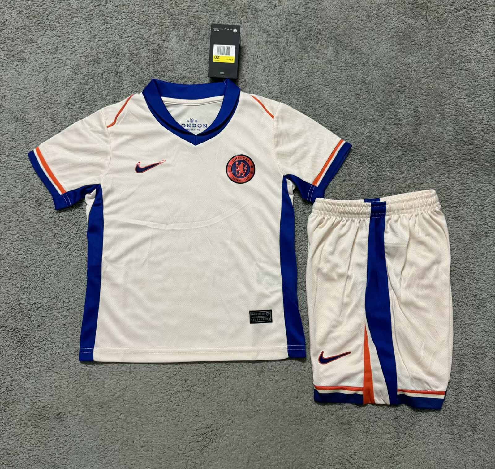 Chelsea Football Jersey Away Kids Kit Jersey+Shorts 2024/25 - sinoshirt
