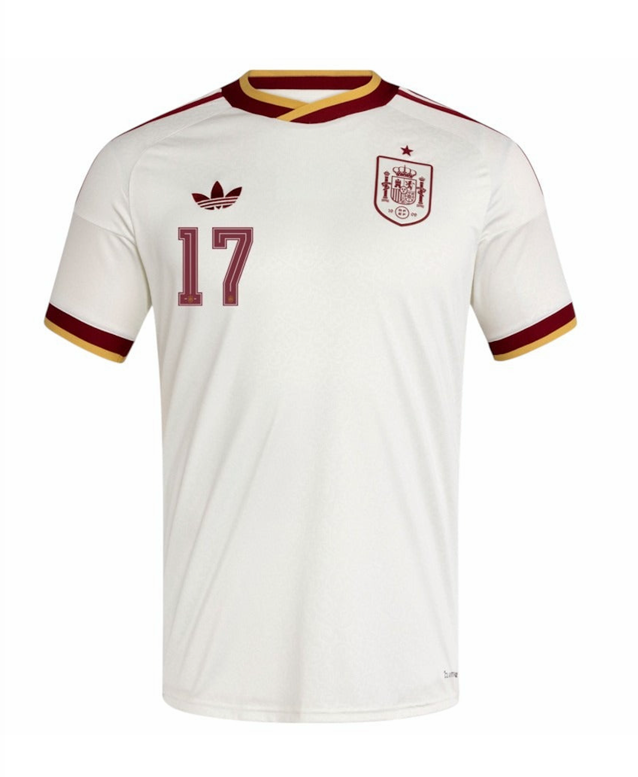 WILLIAMS JR. #17 Spain Football Jersey Away Custom Shirt World Cup 2026 - sinoshirt