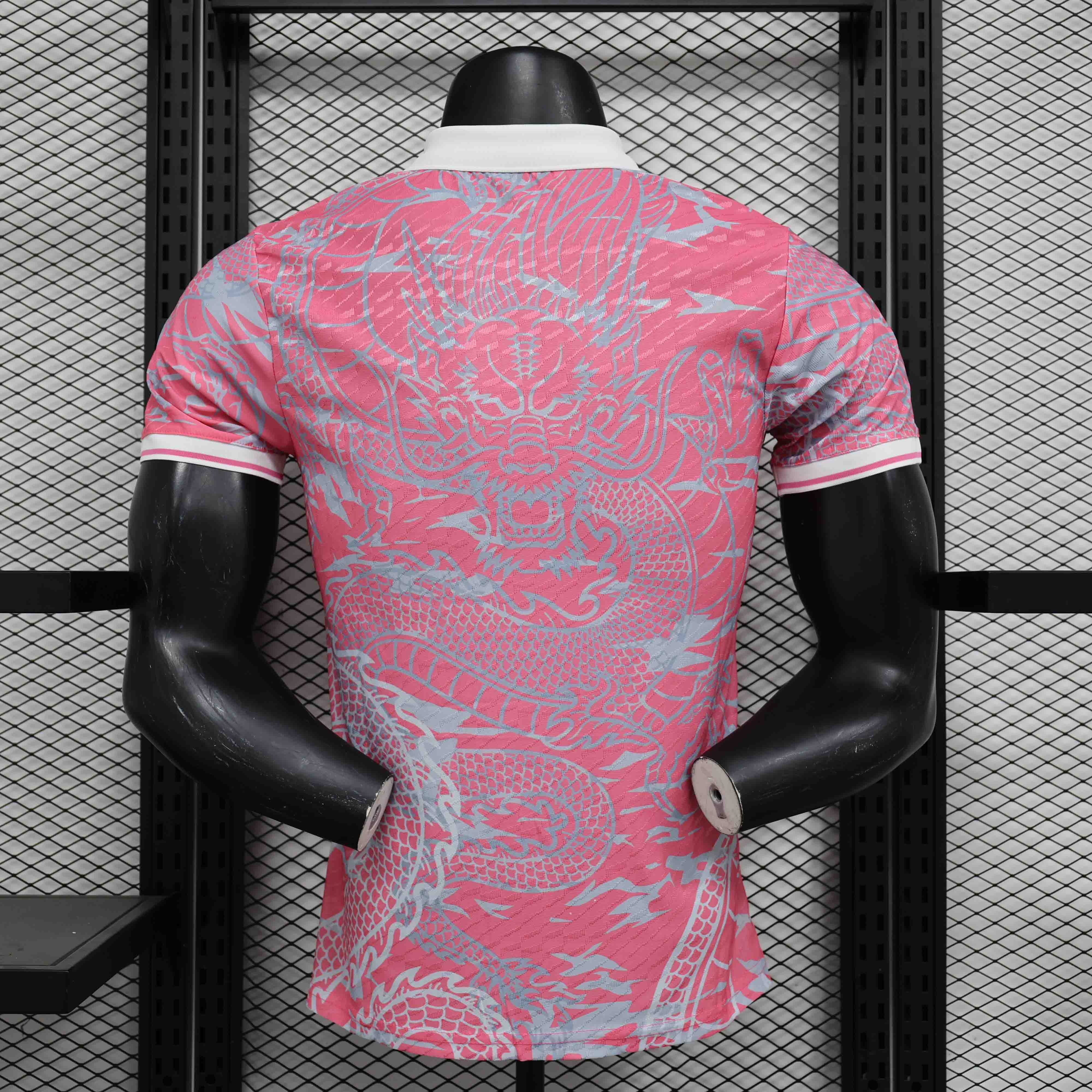 Real Madrid Authentic Soccer Jersey Dragon Pink Special Edition Shirt 2024/25 - sinoshirt