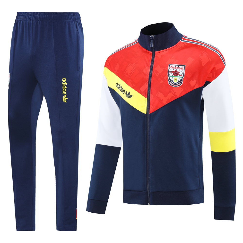 Arsenal Retro Training Kit (Jacket+Pants) Red&Blue 2025/26 - sinoshirt