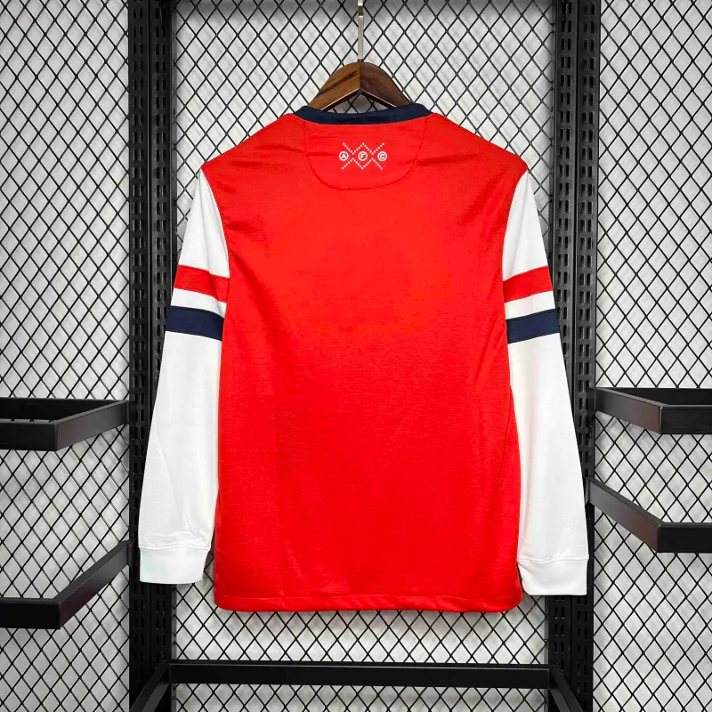 Arsenal Soccer Retro Jersey Home Custom Long Sleeve Shirt 2012-13 - sinoshirt