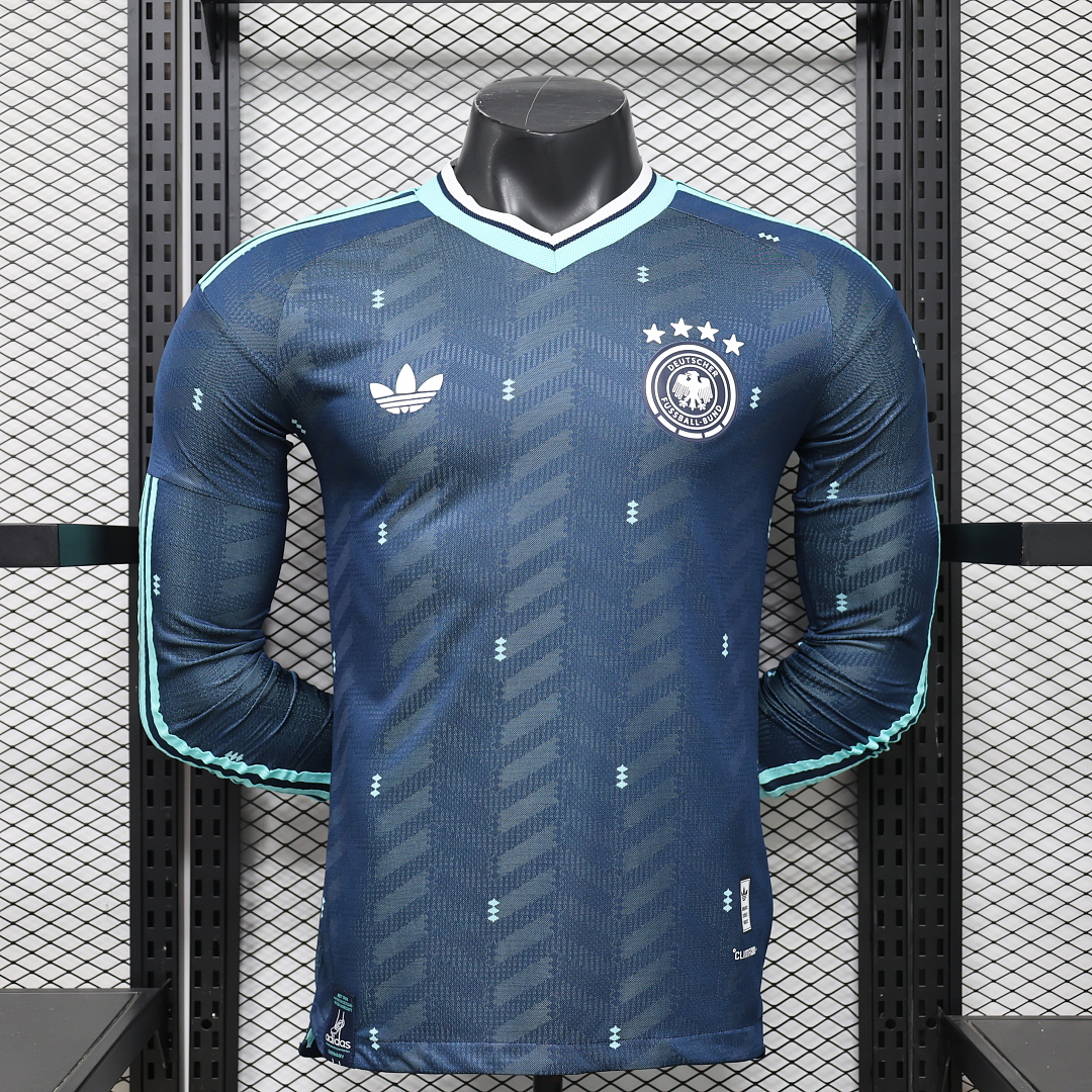 Germany Authentic Football Jersey Away Long Sleeve Shirt World Cup 2026 - sinoshirt