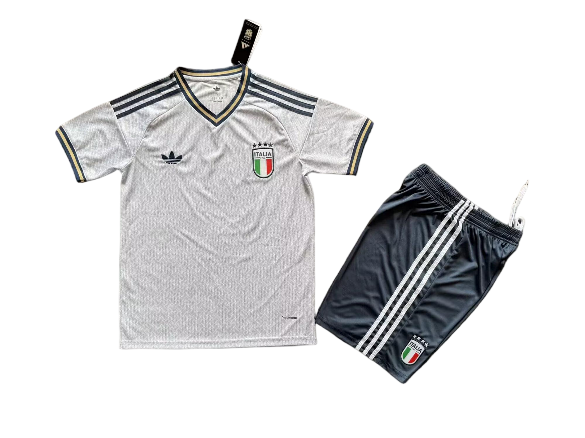 Italy Away Football Uniform Kids Kit Jersey+Shorts World Cup 2026 - sinoshirt