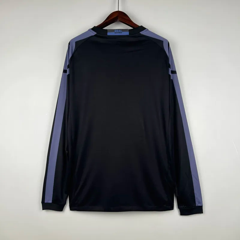 Real Madrid Retro Jersey Third Away Long Sleeve Soccer Shirt 2016/17 - sinoshirt