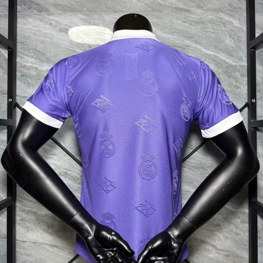 Real Madrid Authentic Football Jersey Purple Polo Special Edition Shirt 2025/26 - sinoshirt