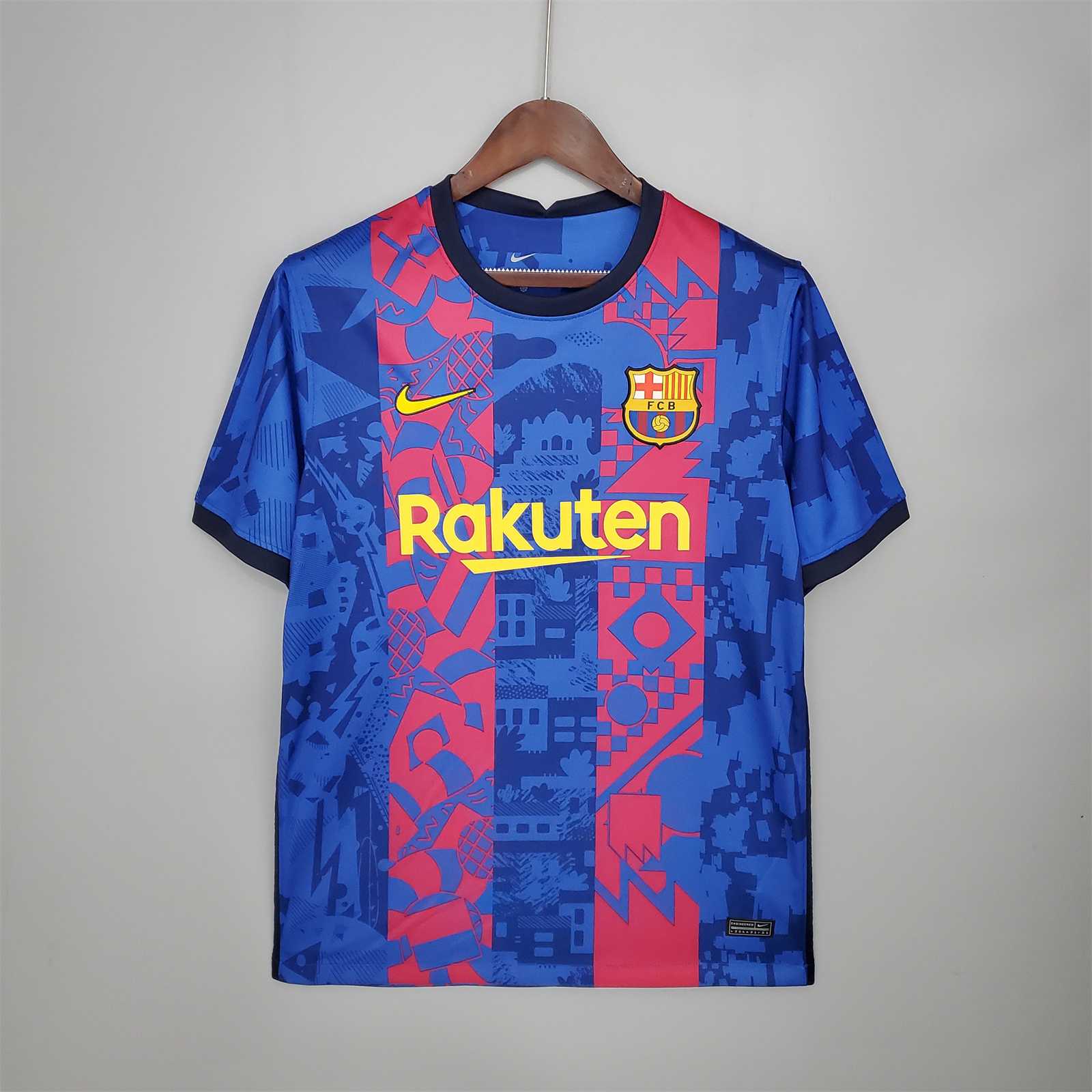 Barcelona Retro Jersey Third Away Soccer Shirt 2021/22 - sinoshirt