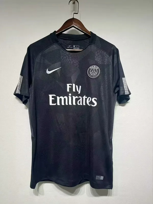PSG Retro Jersey Third Away Soccer Shirt 2017/18 - sinoshirt
