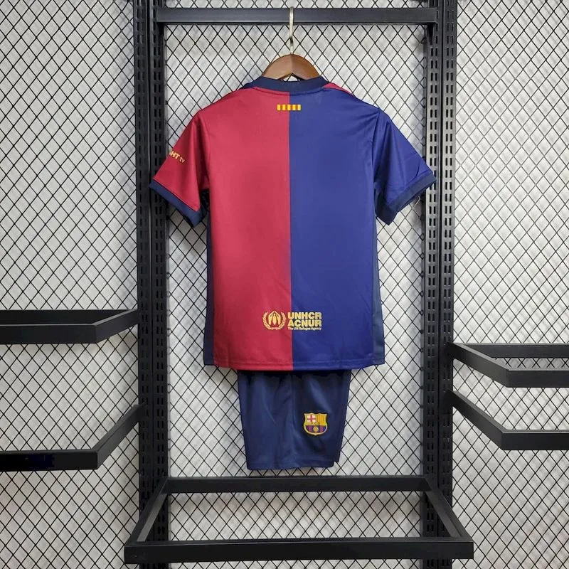 Barcelona Soccer Jersey Home x Coldplay Kids Kit Jersey+Shorts 2024/25 - sinoshirt