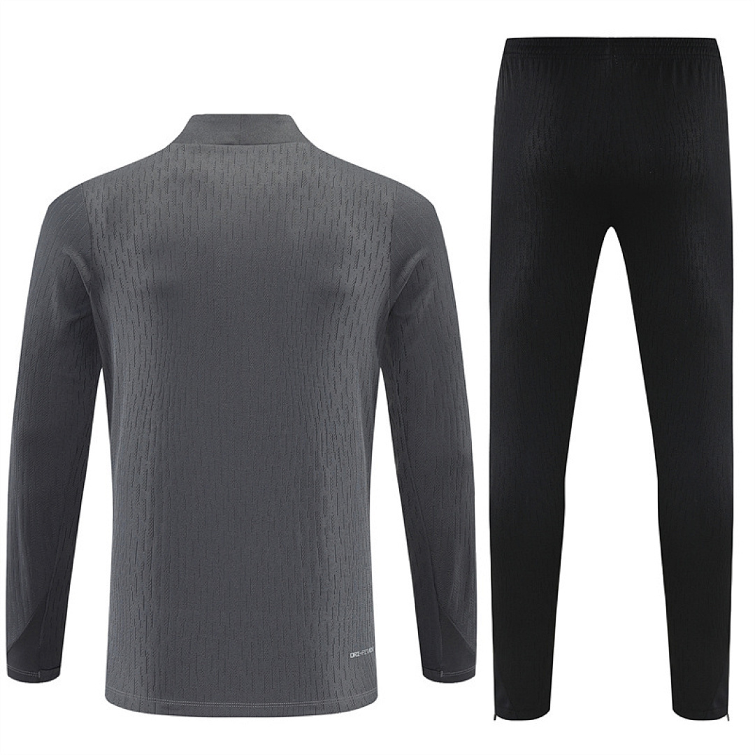 Kids Barcelona Training Kit (Sweatshirt+Pants) Gray 2025/26 - sinoshirt