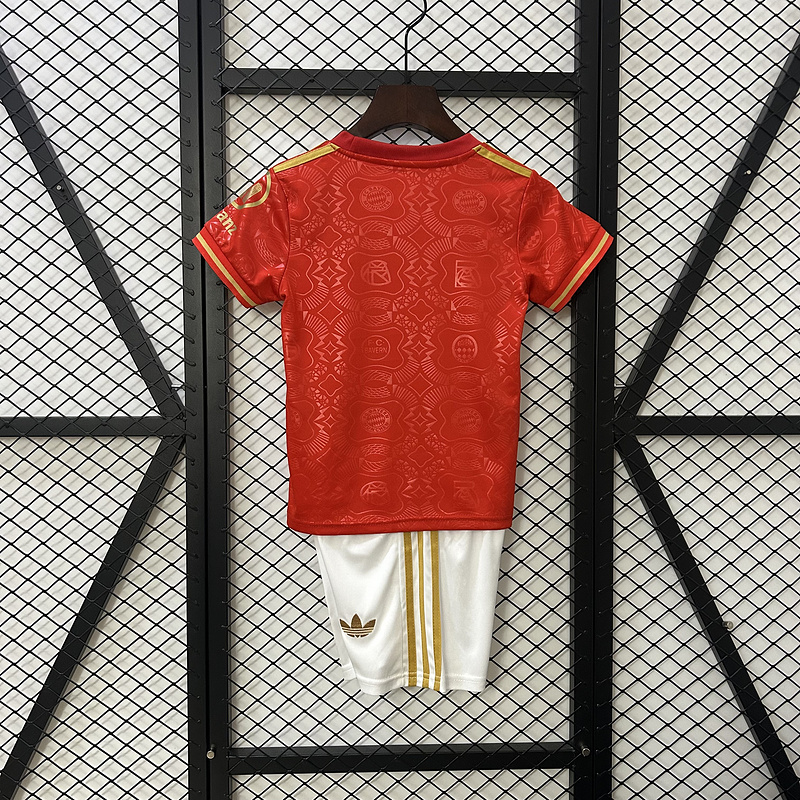 Bayern Munich Kids Kit Jerseys+Shorts 2025/26 125th Anniversary - sinoshirt