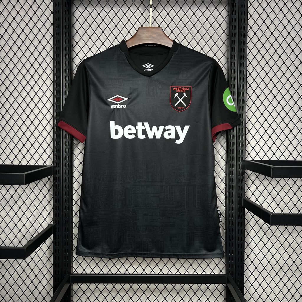 West Ham United Football Jersey Away Custom Shirt 2024/25 - sinoshirt