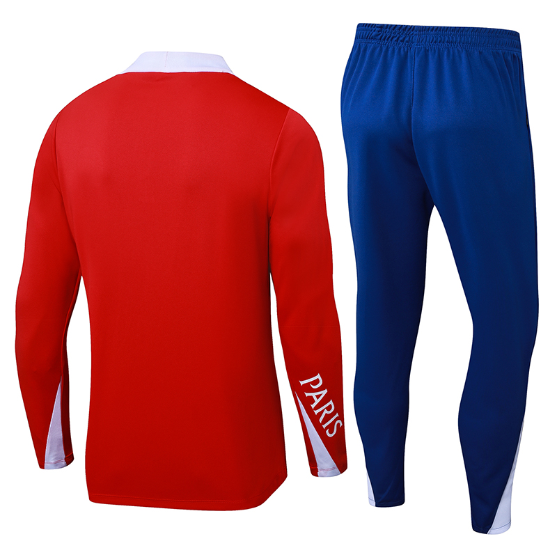 PSG Training Kit (Sweatshirt+Pants) Red 2025/26 - sinoshirt