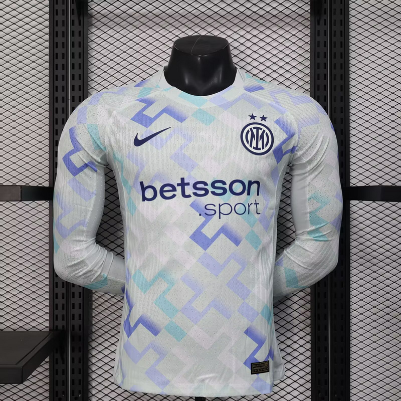 Authentic Soccer Jersey Inter Milan Away Long Sleeve Shirt 2025/26 - sinoshirt