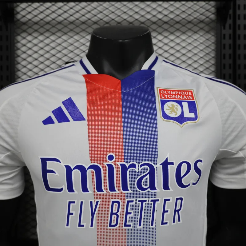 Olympique Lyonnais Authentic Soccer Jersey Home Shirt 2024/25 - sinoshirt