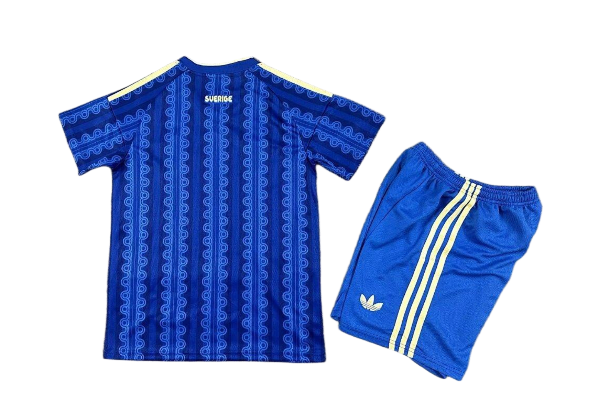 Sweden Football Jersey Away Kids Kit Jersey+Shorts World Cup 2026 - sinoshirt
