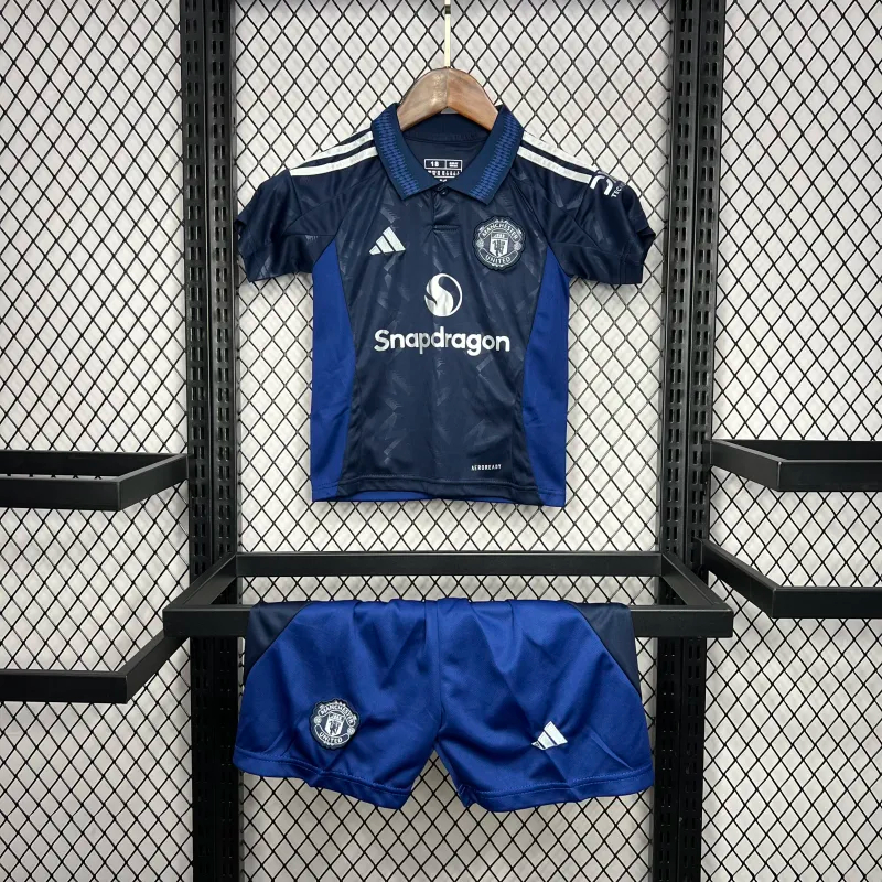 Manchester United Away Kids Kit Jersey+Shorts 2024/25 - sinoshirt
