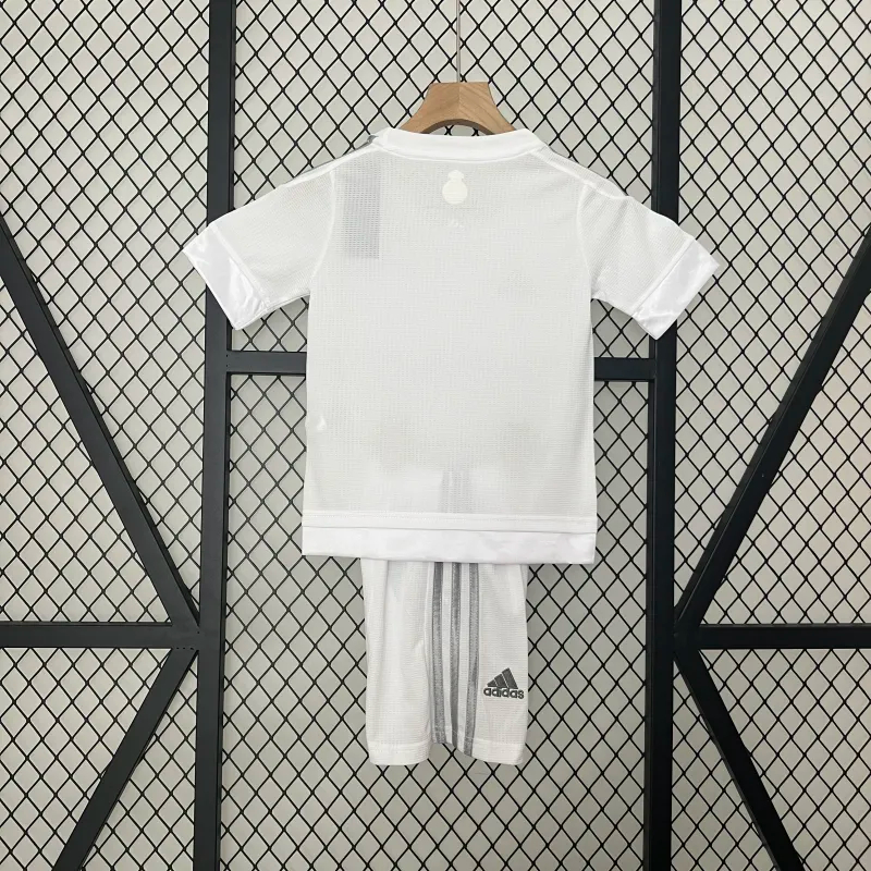 Real Madrid Retro Jersey Home Kids Kit Jersey+Shorts 2015/16 - sinoshirt