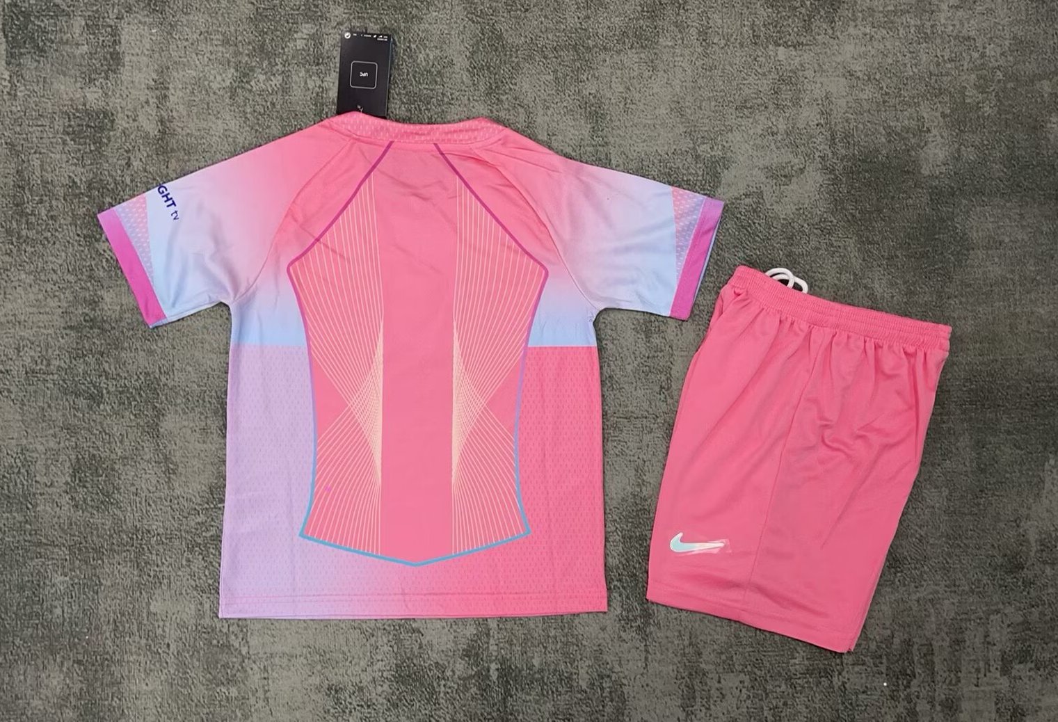 Barcelona Pink Special Edition Soccer Kids Kit Jersey+Shorts 2025/26 - sinoshirt