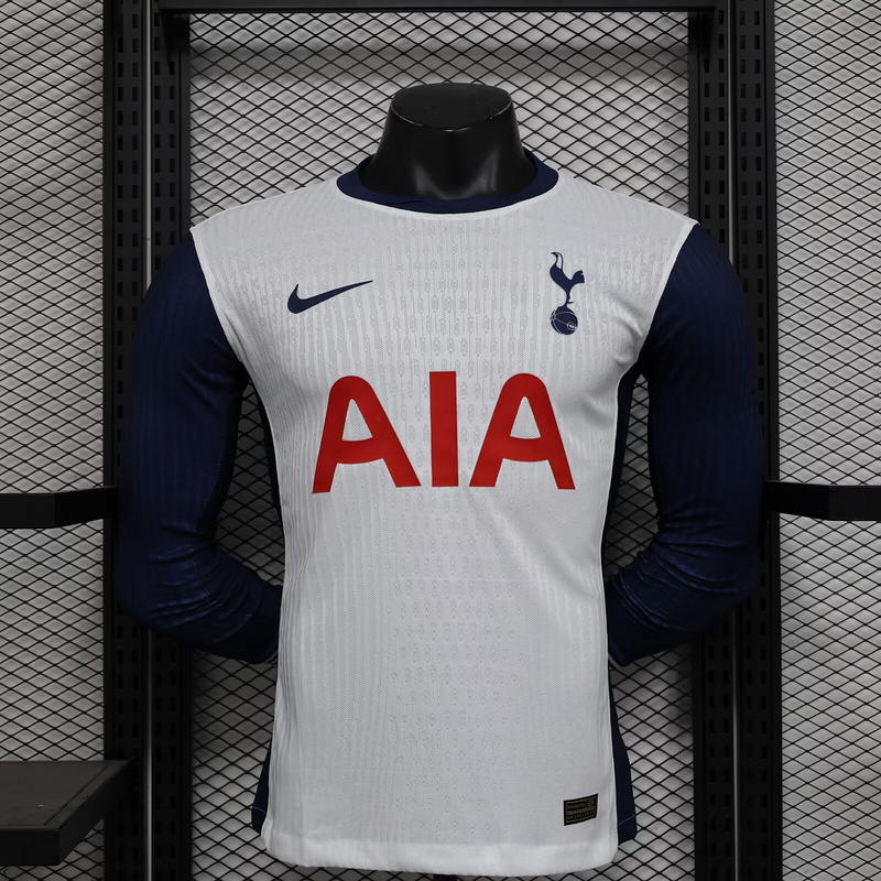 Tottenham Hotspur Authentic Football Jersey Home Long Sleeve Shirt 2024/25 - sinoshirt