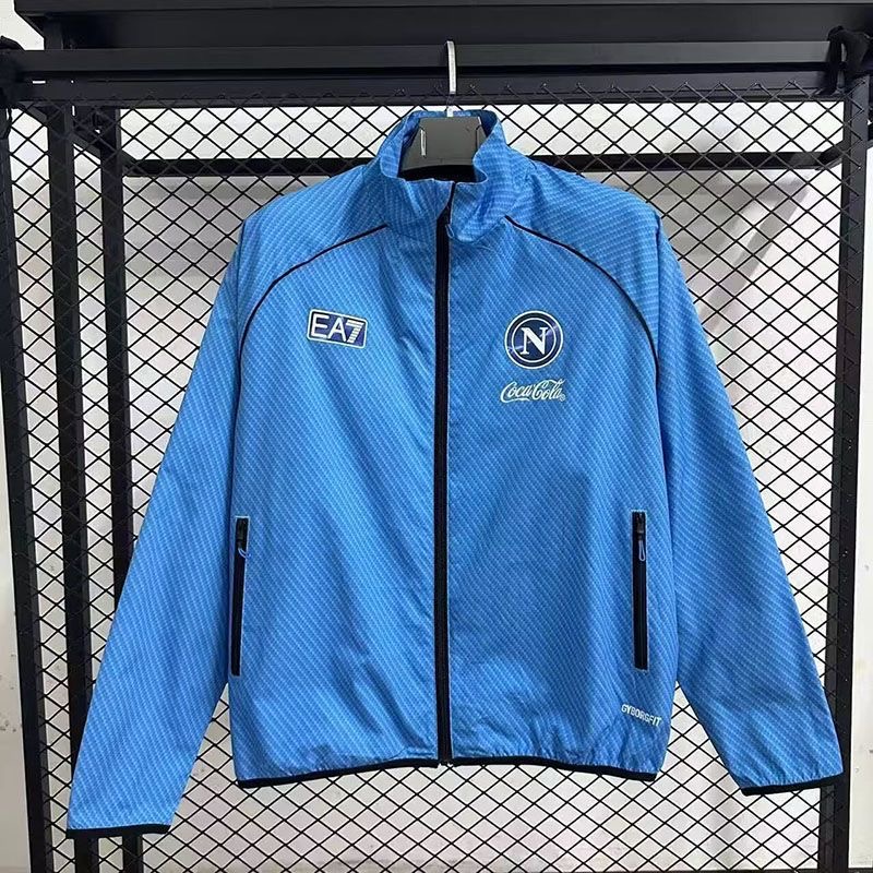 Napoli Windbreaker Jacket Blue 2025/26 - sinoshirt