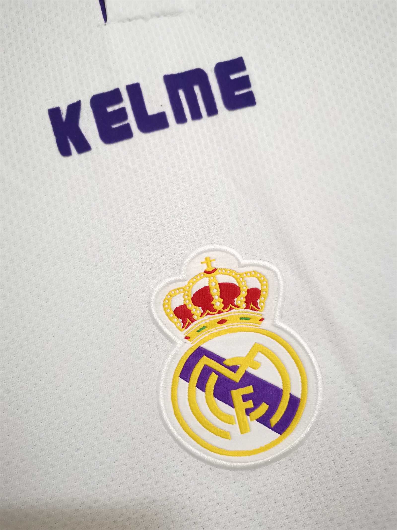 Real Madrid Retro Jersey Home Custom Soccer Shirt 1997-98 - sinoshirt