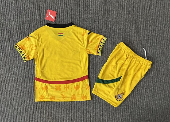 Ghana Soccer Jersey Away Kids Kit Jersey+Shorts World Cup 2024-25 - sinoshirt