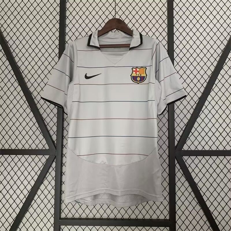 Barcelona Retro Jersey Away Soccer Shirt 2003-04 - sinoshirt