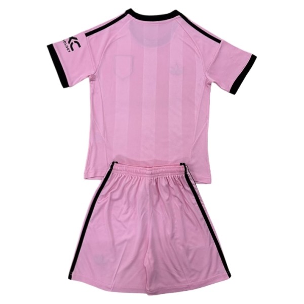 Manchester United Pink Goalkeeper Kids Kit Jersey+Shorts 2025/26 - sinoshirt