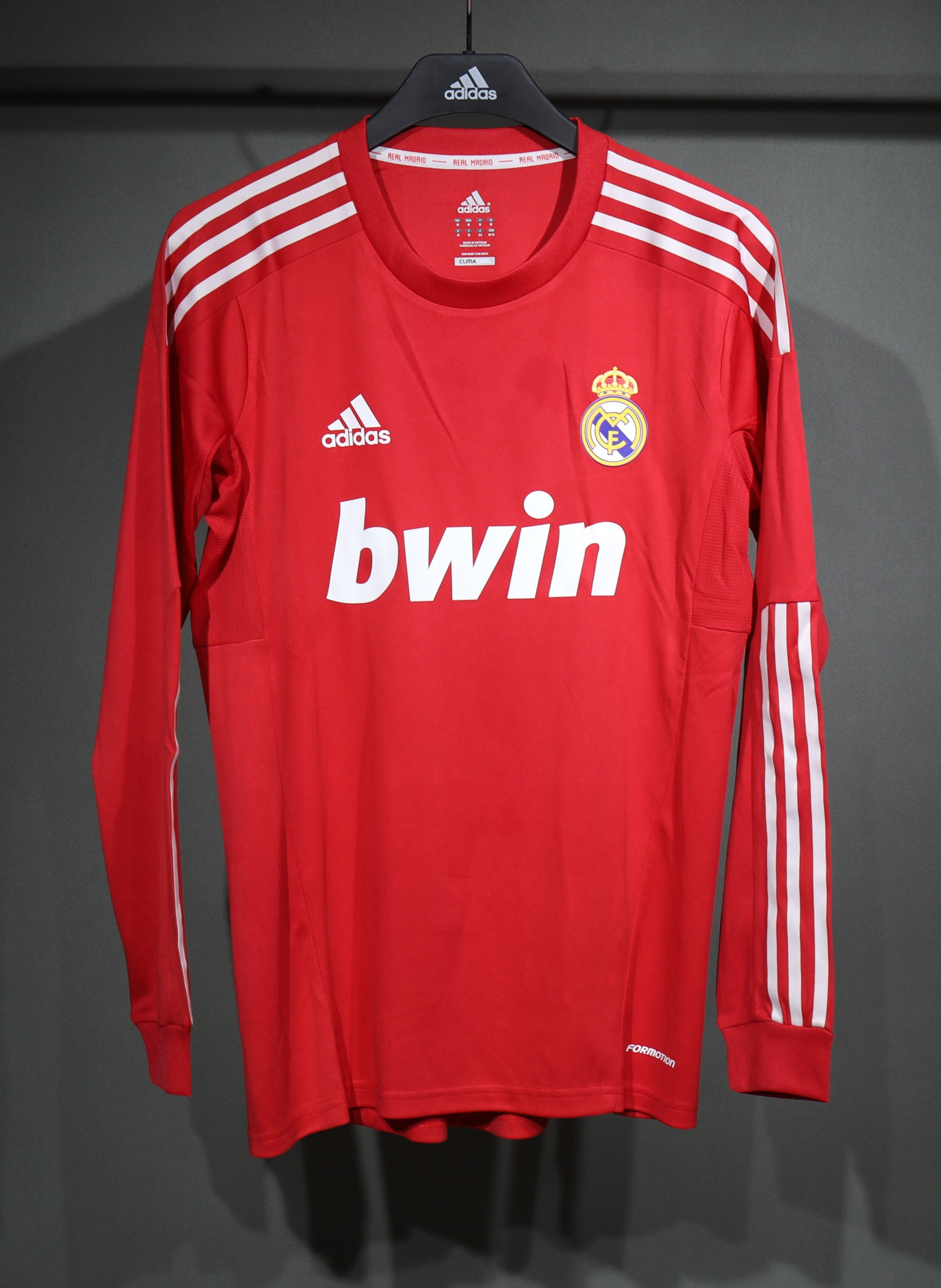 Real Madrid Authentic Retro Jersey Third Away Long Sleeve Soccer Shirt 2011/12 - sinoshirt